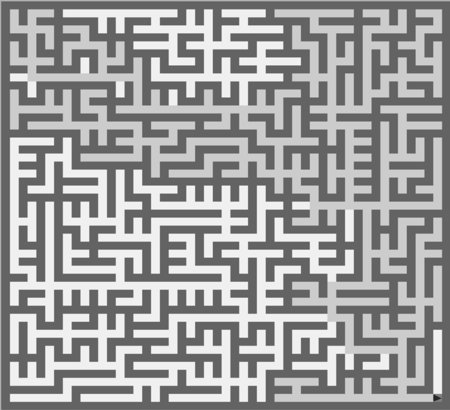 Maze from the route-memory controller project